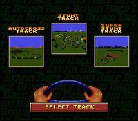 une photo d'Ã©cran de Race Drivin sur Nintendo Super Nes